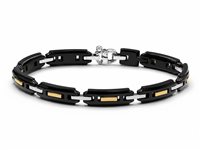 Armband Baraka Herr Explore in Stahl Diamante BR215121ROGR200002